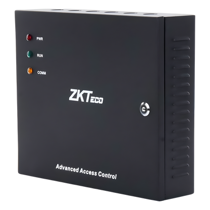 Controlador de Acceso 4 Puertas / 3,000 Huellas 30,000 Tarjetas / TCP/IP / Gabinete Metálico y Fuente 12V 5A
