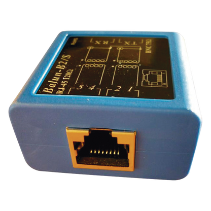 Balun E1 -Adaptador BNC hembra 75 ohms a jack RJ45 120 ohms