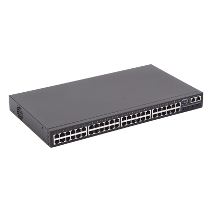 Switch Administrable Stackeable Capa 3, 48 Puertos 10/100/1000T, 4 Puertos 10G SFP+