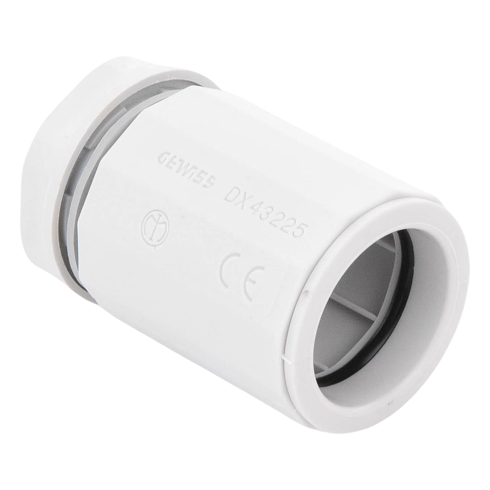 Conector de tubería rígida a caja (Racor), PVC Auto-extinguible, de 25 mm