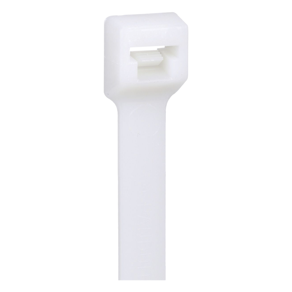 Cincho de Bloqueo de Nylon 6.6, Color Natural, 142 mm largo x 2.5mm ancho, sección transversal en miniatura, 1000 piezas