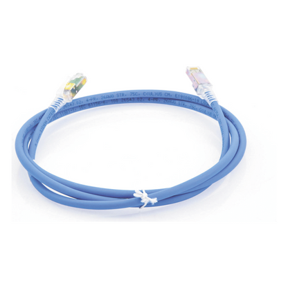 Patch Cord Z-MAX Cat6A UTP, CM, 1.52 Metros (5 Pies), Color Azul, Versión Bulk (Sin Empaque Individual)