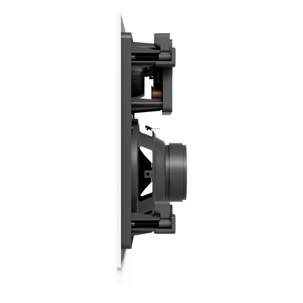 UniFi In-Wall Speaker Altavoz Empotrable de Pared / Woofer 6.5" 130W / Tweeter 1" Pivote ±15° / 8 Ohms / Cobertura Simétrica Axial de 90° / NDAA