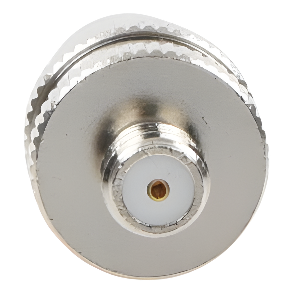 Adaptador en Línea de Conector BNC Hembra a SMA Hembra Corto / Celulares Motorola, Níquel/ Oro/ Teflón