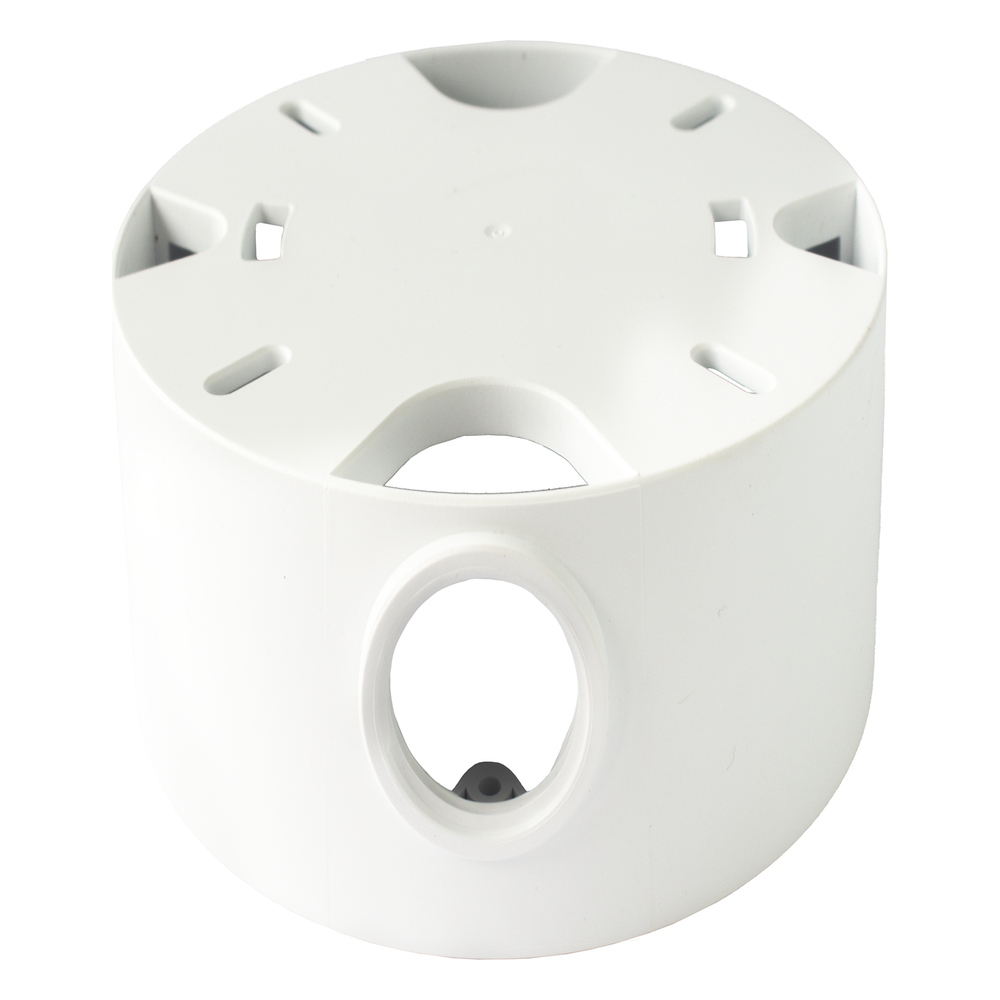 (HikFire) Mini Fisheye IP 4 Megapixel con Detector de Humo Puntual / Autónomo / Entrada y Salida de Alarma / 15 mts IR / PoE / WDR 120 dB / Alarma de