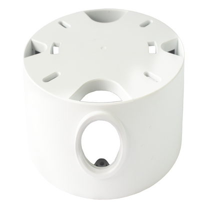 (HikFire) Mini Fisheye IP 4 Megapixel con Detector de Humo Puntual / Autónomo / Entrada y Salida de Alarma / 15 mts IR / PoE / WDR 120 dB / Alarma de