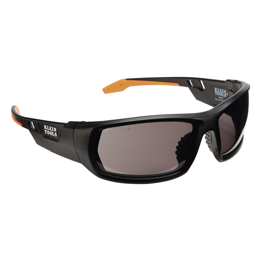 Gafas de seguridad profesionales, marco completo, cristales grises