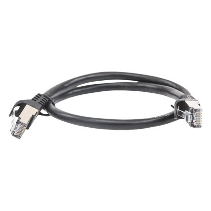 Cable de Parcheo FTP Cat6 - 0.5 Metros (1.64 Pies) - Negro