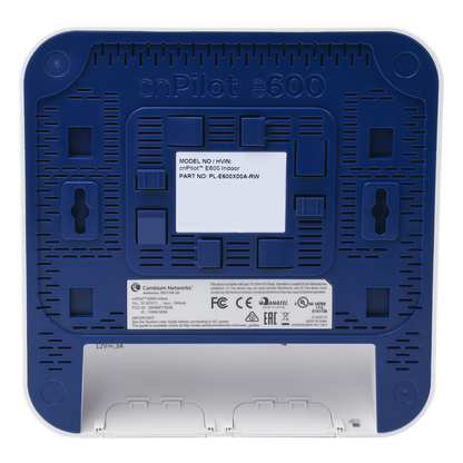 Access Point WiFi cnPilot e600 Indoor para alta cobertura y densidad de usuarios, Doble Banda, Wave 2, MU-MIMO 4X4, antena Beamforming