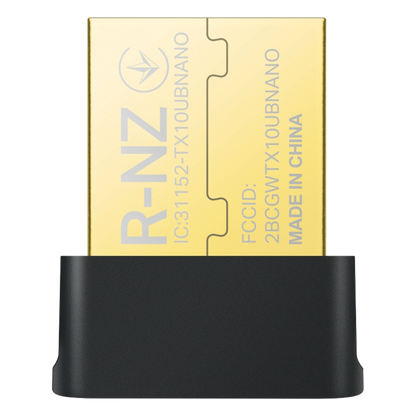 Adaptador USB Nano Wi-Fi 6 / Dual Band 600 Mbps en 5 GHz / 287 Mbps en 2.4 GHz / Bluetooth 5.3 BLE / WPA3 / Driver Pre-Cargado / 802.11ax