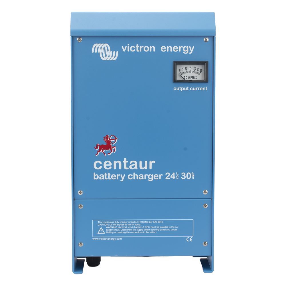 Centaur 24/30 / Cargador de Baterías 24V, 30A / Para Ambientes Marinos y Terrestres. / Bancos de 120 a 300 Ah