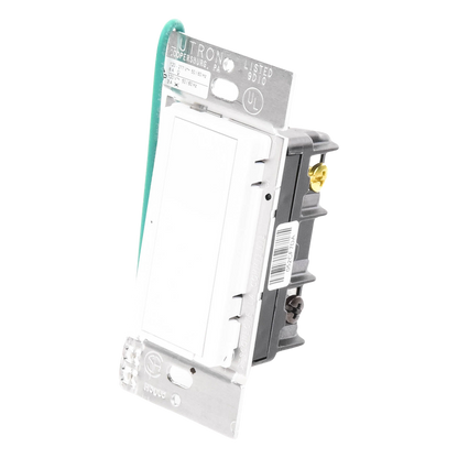 Interruptor de pared on/off para sistema RadioRA 2, doble voltaje 120/277 V, 8 A en iluminación y motores de 1/10 HP (3 A), dos hilos sin cable