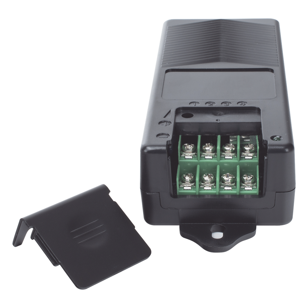 Fuente de Poder de 4 Salidas de 11 - 15 Vcc / 5 Amper / Voltaje de Entrada 110- 240 Vac / Fusible Termico PTC Integrado para Protección / Salida de