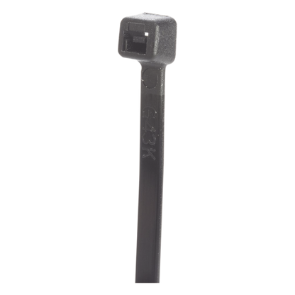 Cincho de Nylon 6.6 StrongHold™, 533mm largo x 7.6mm ancho, Color Negro Exterior, Resistente a Rayos UV, Paquete de 100pz