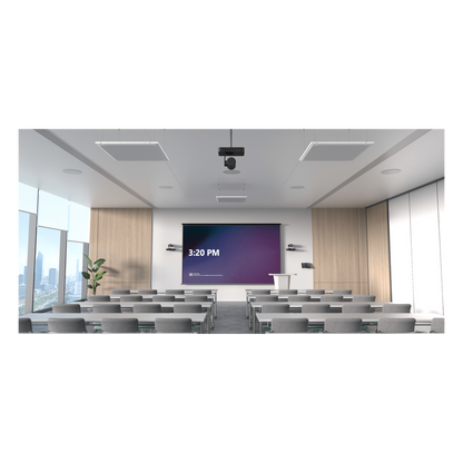 Sistema de Videoconferencia MVC-S98-C5U-004 de Yealink diseñado para Salas Extra Grandes con Triple Cámara Inteligente y Funciones Avanzadas de IA