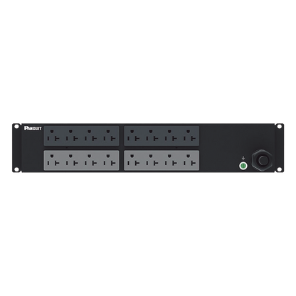 PDU Básico para Distribución de Energía, Enchufe de Entrada NEMA L5-30P, Con 16 Contactos NEMA 5-20R, Instalación Horizontal de 19in, 2 UR, 30 Amp