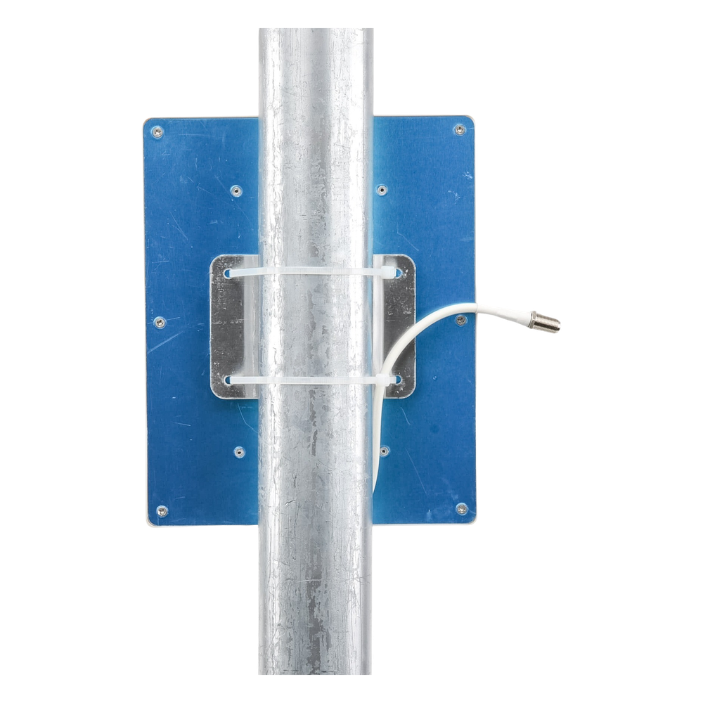 Antena Tipo Panel de Montaje en Pared, Multibanda 700-960 MHZ/ 1710-2170 MHz, 75 Ohm, conector F hembra