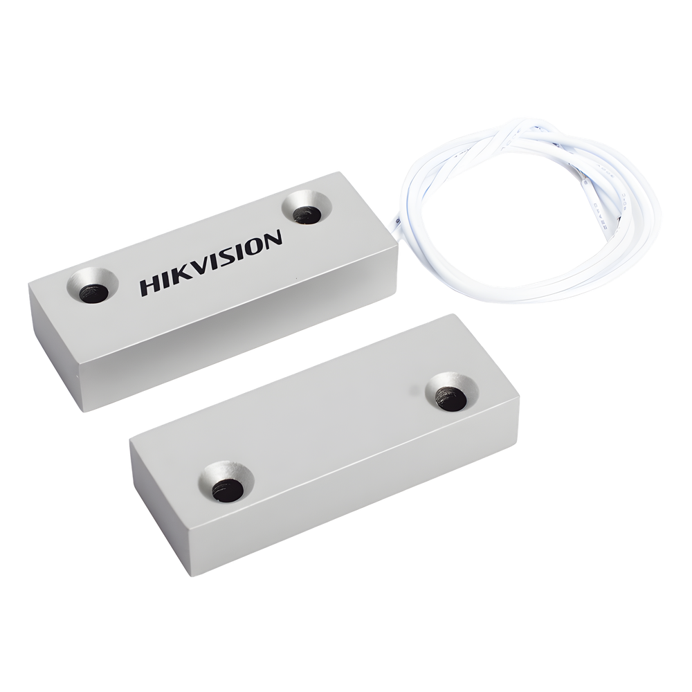 Contacto Magnético Metálico Cableado / Puertas y Ventanas / Gap 3.5 cm / Normalmente Cerrado / Hikvision