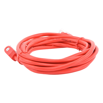 Cable de Parcheo UTP Cat5e - 3.0 Metros (9.84 Pies) - Rojo