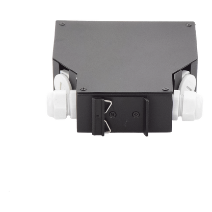 Distribuidor de Fibra Óptica para Riel Din, 12 Acopladores LC/UPC Duplex Multimodo con Charola de Empalme