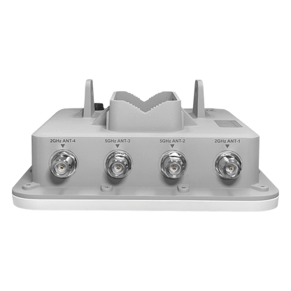 Punto de Acceso Industrial Super Wi-Fi 6 Conectorizado 2x2, Doble Banda Simultanea en 2.4 y 5 GHz, Hasta 400 m de Cobertura, 512 Usuarios Concurrentes