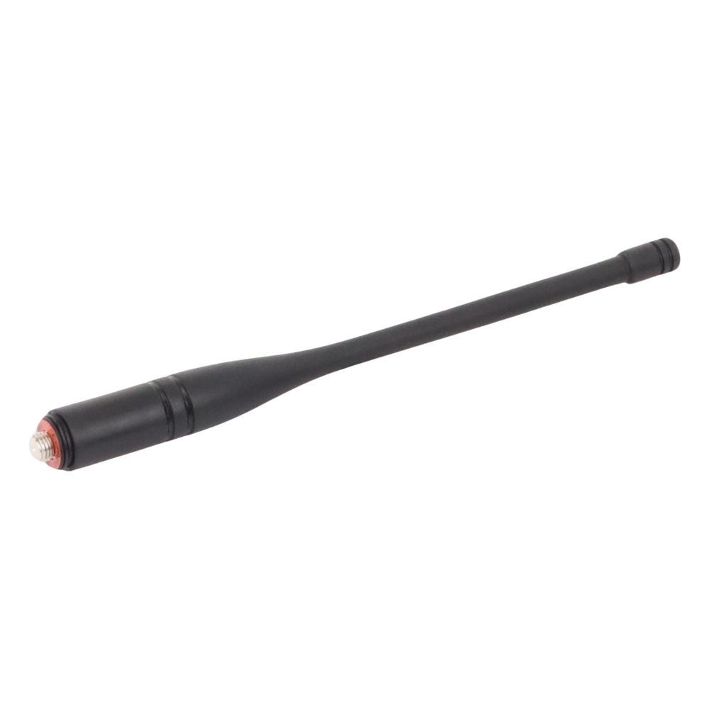 Antena UHF Helicoidal / 400-470 MHz / Ganancia 0 dBd (Unitaria) / Longitud 170 mm (6.7 in) / Conector Rosca Monopolo / Radios Motorola DEP550