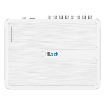 DVR 16 Canales TurboHD + 2 Canales IP / 2 Megapíxel (1080p) Lite / Acusense Lite (Evita Falsas Alarmas) / Audio Bidireccional y Coaxitron / 1 Bahía