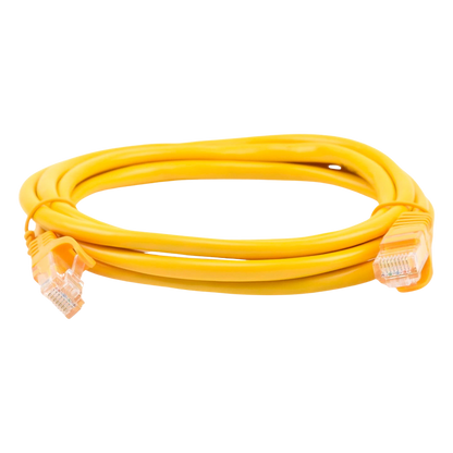 Cable de Parcheo UTP Cat5e - 2.0 Metros (6.56 Pies) - Amarillo