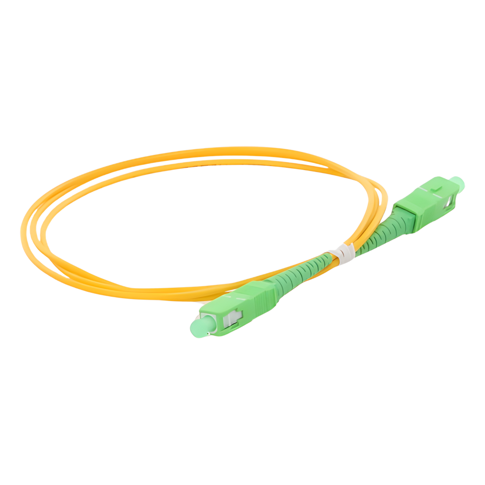 Jumper de Fibra Óptica Monomodo SC/APC-SC/APC Simplex de 1 Metro (3.28 Pies), 2mm