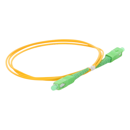 Jumper de Fibra Óptica Monomodo SC/APC-SC/APC Simplex de 1 Metro (3.28 Pies), 2mm