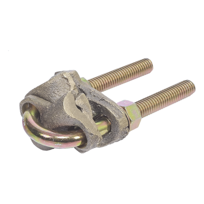 Conector X 2 Cables / Calibre 4-2/0 AWG / Bronce 100% / Unión Cruzada / Sin Soldadura / Baja Resistencia