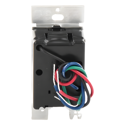 Atenuador de pared inteligente Diva con control deslizante, 120 V sin cable neutro, 150 W LED y CFL o 600 W incandescente y halógeno, sistema Caseta