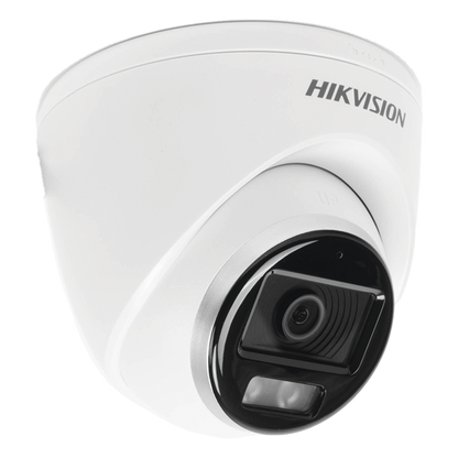 [ColorVu] Turret TURBOHD 3K (5 Megapixel) / Micrófono Integrado / Lente 3.6 mm / Imagen a Color 24/7 / 40 mts Luz Blanca / Exterior IP67 / dWDR / 4