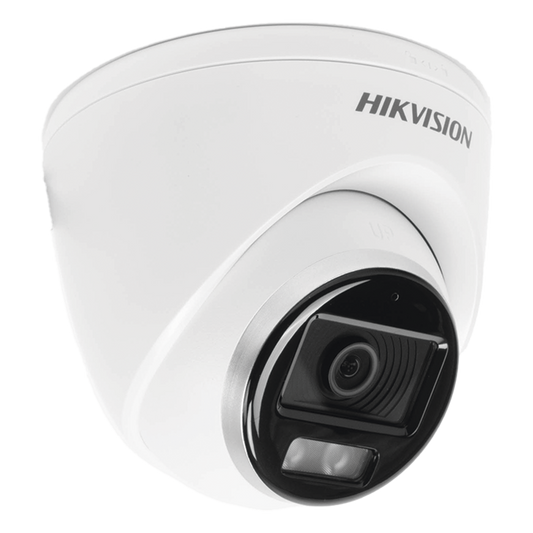 [ColorVu] Turret TURBOHD 3K (5 Megapixel) / Micrófono Integrado / Lente 3.6 mm / Imagen a Color 24/7 / 40 mts Luz Blanca / Exterior IP67 / dWDR / 4