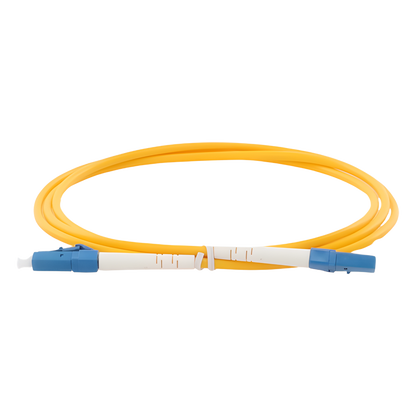 Jumper de Fibra Óptica Monomodo LC/UPC-LC/UPC Simplex de 1 Metro (3.28 Pies), 3mm