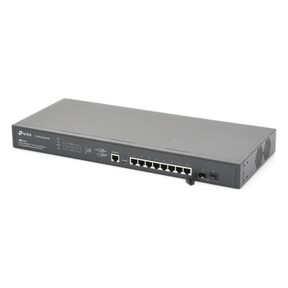 Switch L2+ Omada PoE+ / 8 Puertos PoE+ MultiGigabit 2.5G / 2 Puertos SFP+ 10G / 2 Puertos Consola (RJ45 y microUSB) / Administración Centralizada