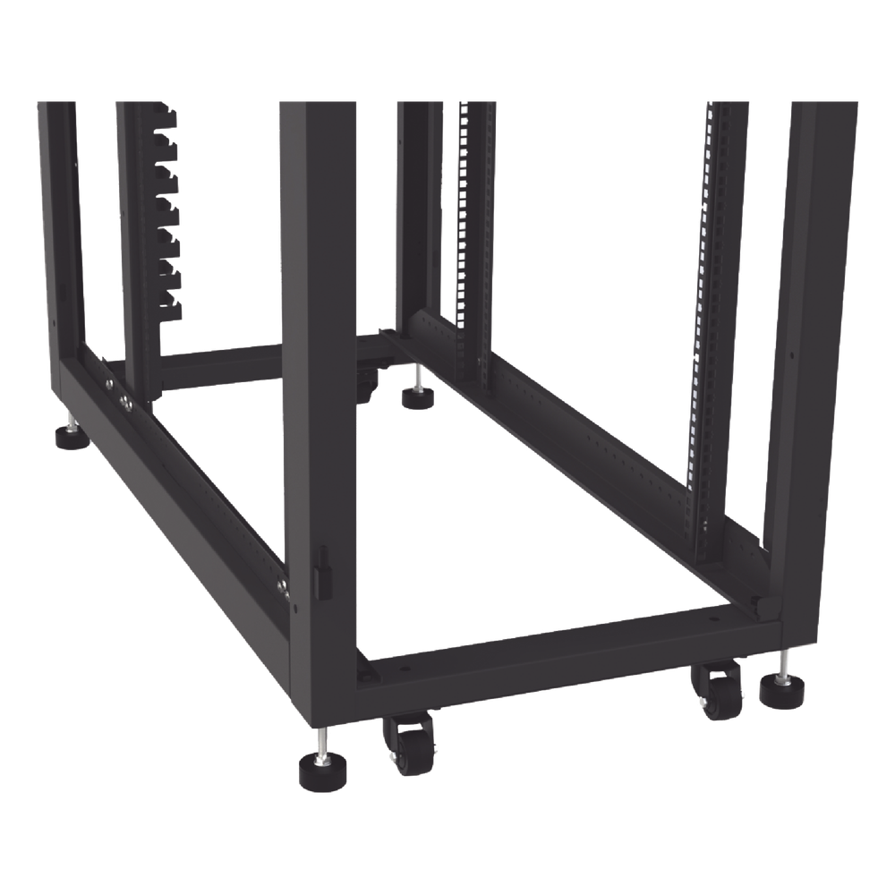 Gabinete Profesional para Telecomunicaciones de 45UR, 1200 mm Profundidad, Incluye 2 Organizadores Verticales de 45 Unidades de Rack, Se envía el