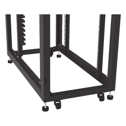 Gabinete Profesional para Telecomunicaciones de 45UR, 1200 mm Profundidad, Incluye 2 Organizadores Verticales de 45 Unidades de Rack, Se envía el