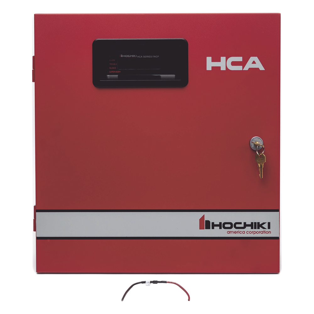 Panel Convencional De 8 Zonas, Hasta 20 Detectores por Zona, Capacidad 6.5A, Alimentación 120V, Color Rojo (0100-09600), Listado UL 864 9th Edición