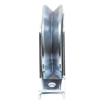 336V - Rueda de 10 cm / Capacidad Para Puertas de Hasta 380 kg / Canal Tipo "V"