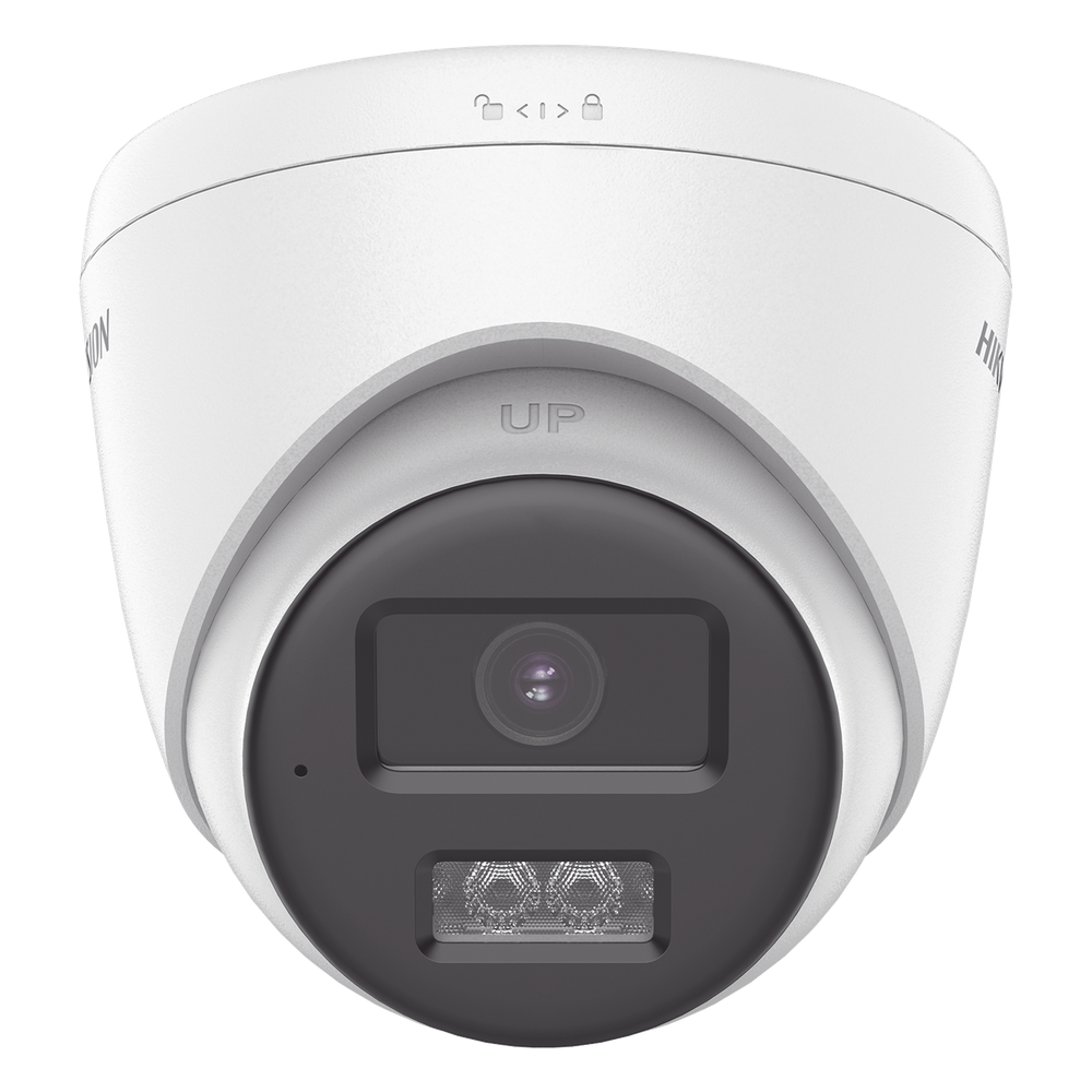 [Audio Bidireccional + Dual Light + ColorVu] Turret TURBOHD 3K (5 Megapixel) / Lente 2.8 mm / 40 mts IR EXIR + 40 mts Luz Blanca / Micrófono y Bocina