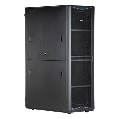 Gabinete FlexFusion para Centros de Datos, 42 UR, 800 mm de Ancho, 1070 mm de Profundidad, Fabricado en Acero, Color Negro