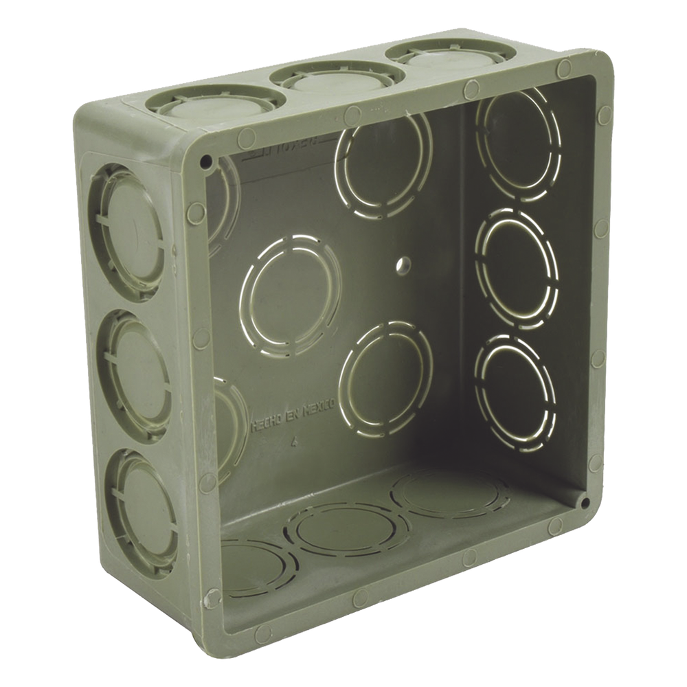Caja Cuadrada de 1/2" - 3/4" para PVC Conduti Pesado.