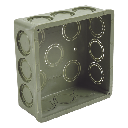 Caja Cuadrada de 1/2" - 3/4" para PVC Conduti Pesado.
