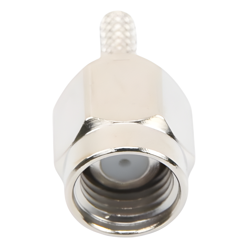 Conector SMA Macho de anillo plegable para cable RG-174/U, BELDEN 8216