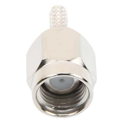 Conector SMA Macho de anillo plegable para cable RG-174/U, BELDEN 8216