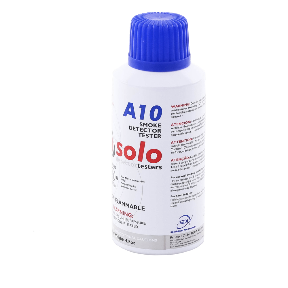 Lata De Humo Sintético En Aerosol Para Prueba De Detectores Puntuales, No Tóxico, No Inflamable, Libre De Silicona, 100%Biodegradable, No Contamina