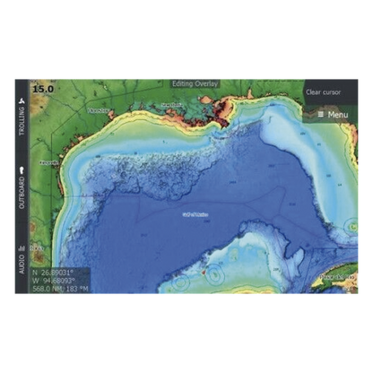 M-NA-Y204-MS C-MAP REVEAL del Golfo de México y Bahamas