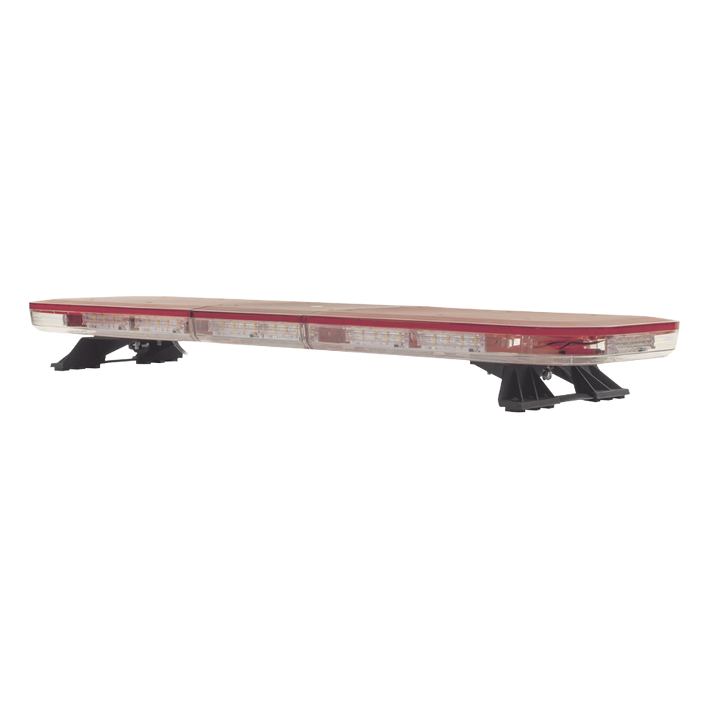 Barra de luces LED de 47", 124 LED, con control de tráfico en color ámbar, dual color rojo/claro, ideal para equipar ambulancias y unidades de