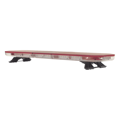 Barra de luces LED de 47", 124 LED, con control de tráfico en color ámbar, dual color rojo/claro, ideal para equipar ambulancias y unidades de